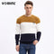 New Rounded Neck Stylish Sweater / Slim Fit Sweater-H6VI6941black03-S-JadeMoghul Inc.