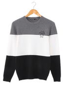 New Rounded Neck Stylish Sweater / Slim Fit Sweater-J6VI6A17black03-S-JadeMoghul Inc.