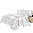 NEW satin bedding set comforter bedding set duvet cover bed sheet pillow Quilt cover Single/Double/Queen Size Quilted AExp