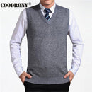 New Solid Color Cashmere Vest For Men-Black-S-JadeMoghul Inc.