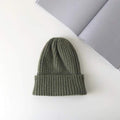 New Solid Wool Beanie Knitted Warm Soft Trendy Winter Hats Simple Korean Style Women Wool Casual Caps Elegant All-match Beanie AExp