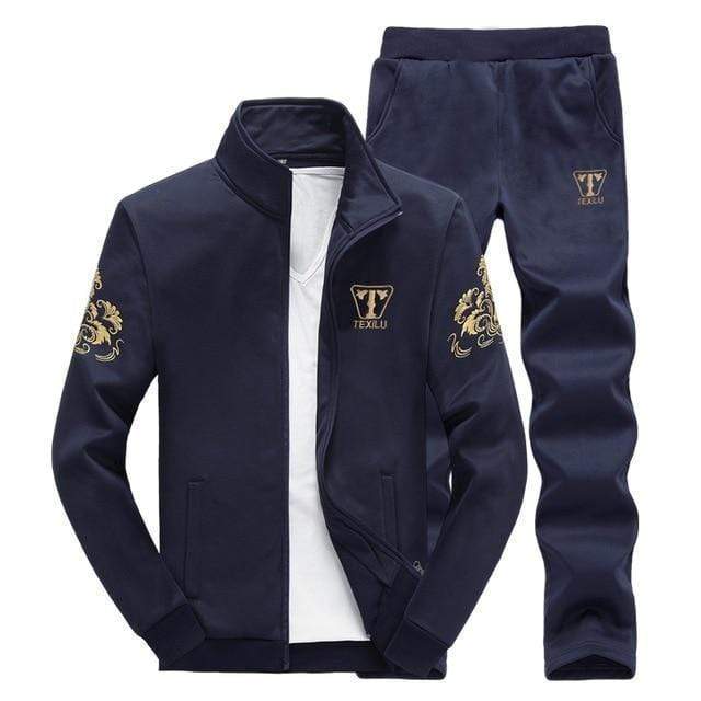New Sportswear Suit - Men Sweatshirt Tracksuit Active Outwear (2PC Jacket & Pants) AExp