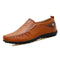 New Style Men Cow Split Leather Loafers / Slip On Comfortable Shoes-Brown-6.5-JadeMoghul Inc.