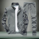 New Tracksuit / Fleece Lined Track Suit-Dark Gray-M-JadeMoghul Inc.