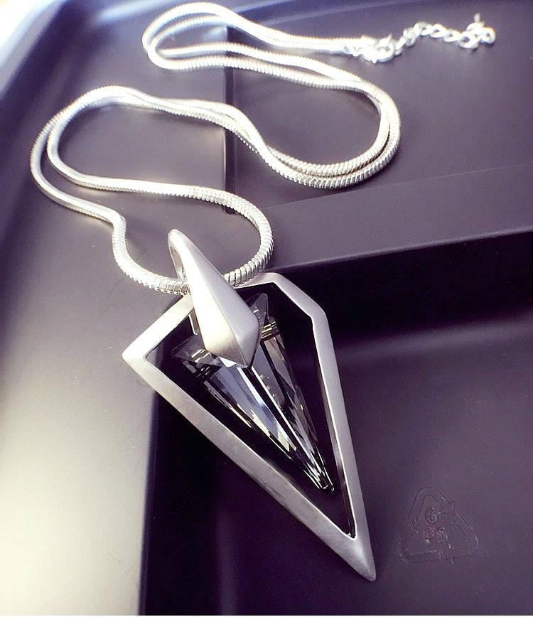 New Triangle Crystals - Necklaces 925 Jewelry For Women-A-JadeMoghul Inc.