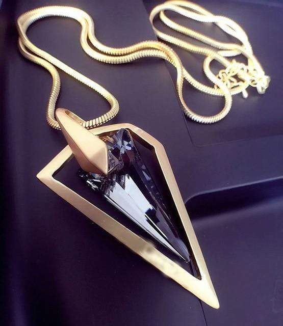 New Triangle Crystals - Necklaces 925 Jewelry For Women JadeMoghul Inc. 