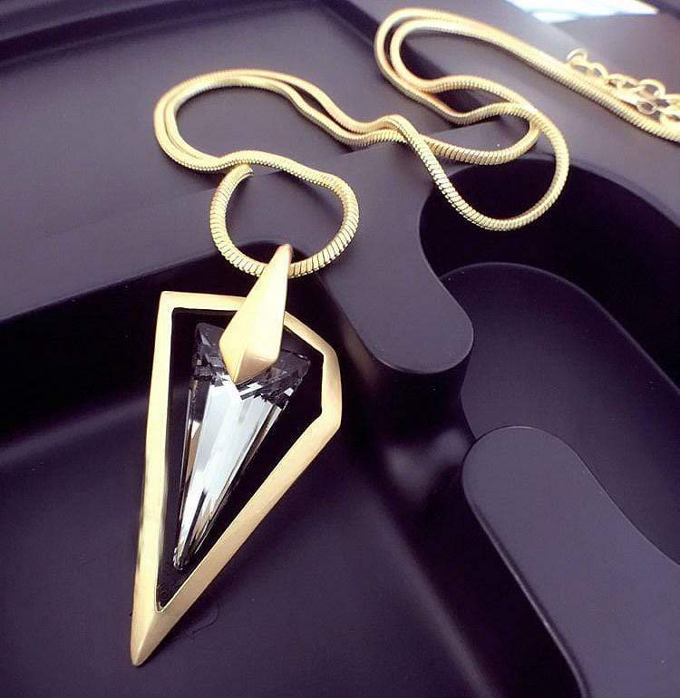New Triangle Crystals - Necklaces 925 Jewelry For Women JadeMoghul Inc. 