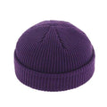 New Unisex Beanie Hat Ribbed Knitted Cuffed Winter Hat Warm Short Beanie Casual Solid Color Skullcap Baggy For Adult Men Beanie AExp