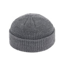 New Unisex Beanie Hat Ribbed Knitted Cuffed Winter Hat Warm Short Beanie Casual Solid Color Skullcap Baggy For Adult Men Beanie AExp
