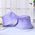 New Unisex Cotton Bucket Hats Women Summer Sunscreen Panama Hat Men Pure Color Sunbonnet Fedoras Outdoor Fisherman Hat Beach Cap AExp