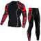 New Winter Men Thermal Underwear Set - Warm Fleece Breathable Compression Underwear Suits-Black-S-JadeMoghul Inc.