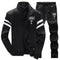 New Winter Tracksuit / Sportswear Set-Black 2-XL-JadeMoghul Inc.