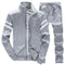 New Winter Tracksuit / Sportswear Set-Gray 3-XL-JadeMoghul Inc.