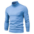 New Winter Turtleneck Thick Mens Sweaters Casual Turtle Neck Solid Color Quality Warm Slim Turtleneck Sweaters Pullover Men AExp