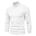 New Winter Turtleneck Thick Mens Sweaters Casual Turtle Neck Solid Color Quality Warm Slim Turtleneck Sweaters Pullover Men AExp