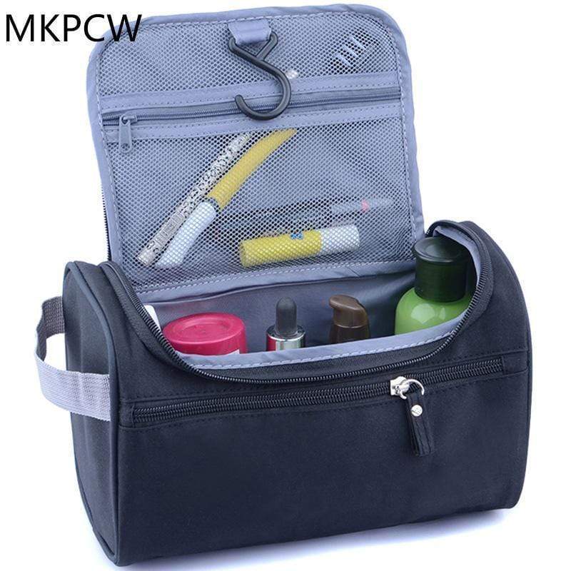 New Women and men Large Waterproof Makeup bag Nylon Travel Cosmetic Bag Organizer Case Necessaries Make Up Wash Toiletry Bag AExp