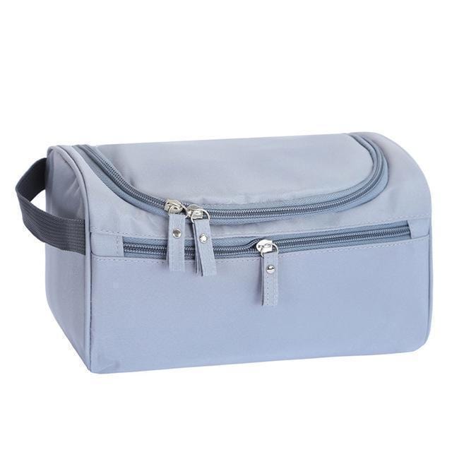 New Women and men Large Waterproof Makeup bag Nylon Travel Cosmetic Bag Organizer Case Necessaries Make Up Wash Toiletry Bag-Gray-JadeMoghul Inc.