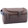 New Women and men Large Waterproof Makeup bag Nylon Travel Cosmetic Bag Organizer Case Necessaries Make Up Wash Toiletry Bag-Hemp coffee-JadeMoghul Inc.