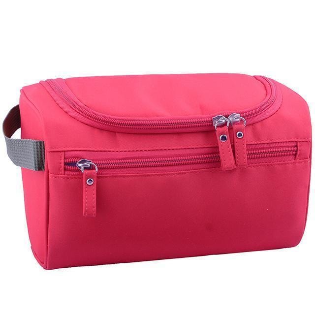 New Women and men Large Waterproof Makeup bag Nylon Travel Cosmetic Bag Organizer Case Necessaries Make Up Wash Toiletry Bag-Red-JadeMoghul Inc.