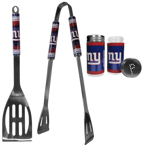 New York Giants 2pc BBQ Set with Tailgate Salt & Pepper Shakers-Tailgating Accessories-JadeMoghul Inc.