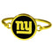 New York Giants Gold Tone Bangle Bracelet-NFL,New York Giants,Jewelry & Accessories-JadeMoghul Inc.