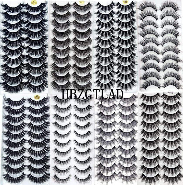 NEW5/10Pairs 3D Faux Mink Eyelashes Natural Thick Long False Eyelashes Dramatic Fake Lashes Makeup Extension Eyelashes maquiagem JadeMoghul Inc. 
