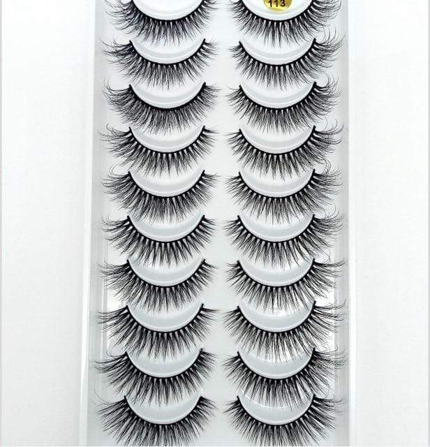 NEW5/10Pairs 3D Faux Mink Eyelashes Natural Thick Long False Eyelashes Dramatic Fake Lashes Makeup Extension Eyelashes maquiagem JadeMoghul Inc. 