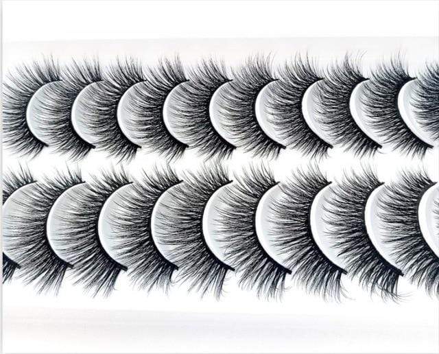 NEW5/10Pairs 3D Faux Mink Eyelashes Natural Thick Long False Eyelashes Dramatic Fake Lashes Makeup Extension Eyelashes maquiagem JadeMoghul Inc. 
