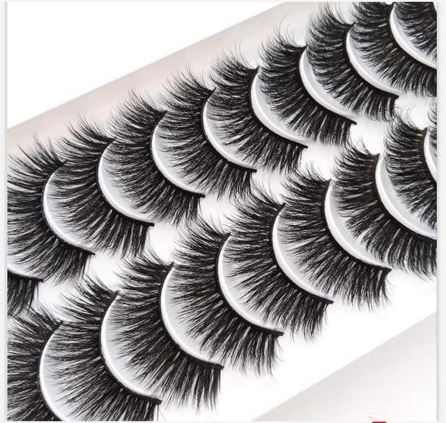 NEW5/10Pairs 3D Faux Mink Eyelashes Natural Thick Long False Eyelashes Dramatic Fake Lashes Makeup Extension Eyelashes maquiagem JadeMoghul Inc. 