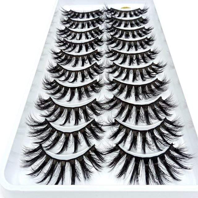 NEW5/10Pairs 3D Faux Mink Eyelashes Natural Thick Long False Eyelashes Dramatic Fake Lashes Makeup Extension Eyelashes maquiagem JadeMoghul Inc. 