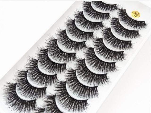 NEW5/10Pairs 3D Faux Mink Eyelashes Natural Thick Long False Eyelashes Dramatic Fake Lashes Makeup Extension Eyelashes maquiagem JadeMoghul Inc. 
