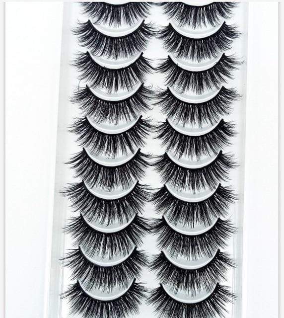 NEW5/10Pairs 3D Faux Mink Eyelashes Natural Thick Long False Eyelashes Dramatic Fake Lashes Makeup Extension Eyelashes maquiagem JadeMoghul Inc. 