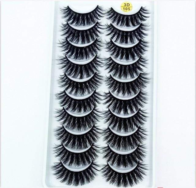 NEW5/10Pairs 3D Faux Mink Eyelashes Natural Thick Long False Eyelashes Dramatic Fake Lashes Makeup Extension Eyelashes maquiagem JadeMoghul Inc. 