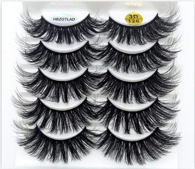 NEW5/10Pairs 3D Faux Mink Eyelashes Natural Thick Long False Eyelashes Dramatic Fake Lashes Makeup Extension Eyelashes maquiagem JadeMoghul Inc. 