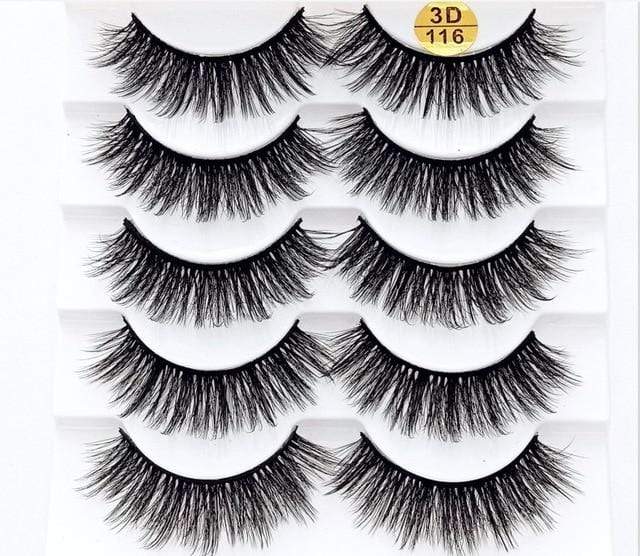 NEW5/10Pairs 3D Faux Mink Eyelashes Natural Thick Long False Eyelashes Dramatic Fake Lashes Makeup Extension Eyelashes maquiagem JadeMoghul Inc. 