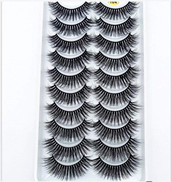 NEW5/10Pairs 3D Faux Mink Eyelashes Natural Thick Long False Eyelashes Dramatic Fake Lashes Makeup Extension Eyelashes maquiagem JadeMoghul Inc. 