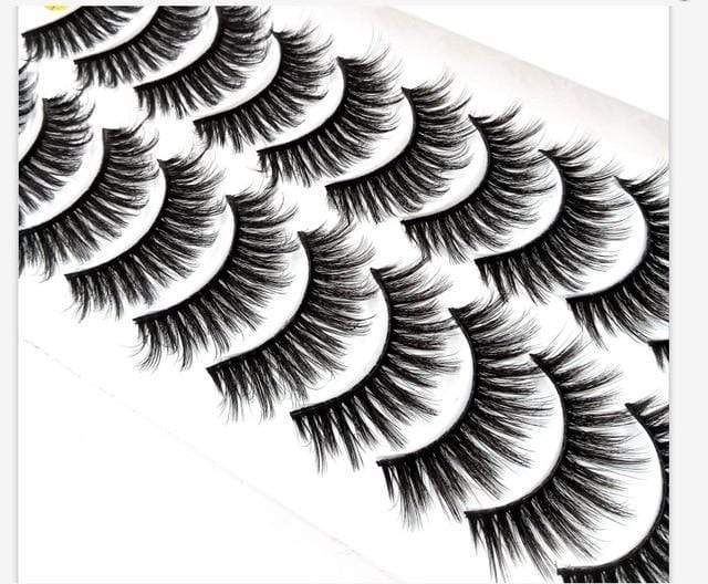 NEW5/10Pairs 3D Faux Mink Eyelashes Natural Thick Long False Eyelashes Dramatic Fake Lashes Makeup Extension Eyelashes maquiagem JadeMoghul Inc. 
