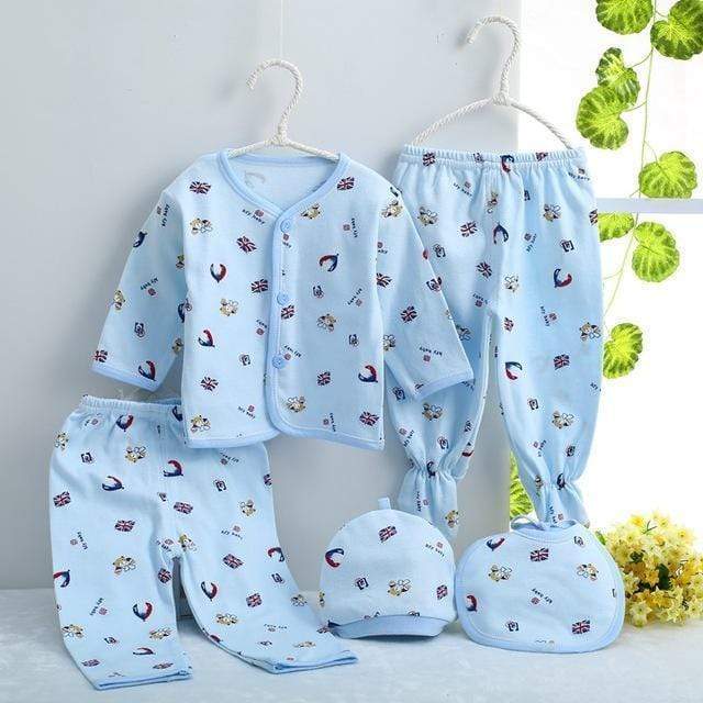 Newborn baby clothing sets baby girls boys clothes Hot new Brand baby gift infant cotton Cartoon underwear (5pcs/set) (7pcs/set) AExp