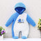 Newborn Baby Warm Hooded Romper-Blue-3M-JadeMoghul Inc.