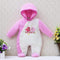 Newborn Baby Warm Hooded Romper-Pink-3M-JadeMoghul Inc.