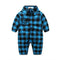 Newborns clothes new red plaid rompers shirts+jeans baby boys clothes bebes clothing set AExp