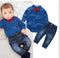 Newborns clothes new red plaid rompers shirts+jeans baby boys clothes bebes clothing set-tz901b-3M-JadeMoghul Inc.