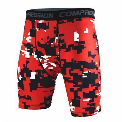 Newest Fitness Shorts Men Tights Compression Shorts Bermuda Camouflage Short Fitness Men Cossfit Bodybuilding Tights Camo Short-KD26-S-JadeMoghul Inc.
