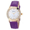Newest Flower Printed Watch - Fashion Women Diamond Crystal Analog Quartz Wristwatch-Purple-JadeMoghul Inc.