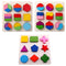 Newest Kids Baby Wooden Toys Geometry 3D Jigsaw Puzzles Montessori High Quality Early Learning Educational Toy Children Gifts-same as picture-JadeMoghul Inc.