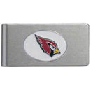 NFL - Arizona Cardinals Brushed Metal Money Clip-Wallets & Checkbook Covers,Money Clips,Brushed Money Clips,NFL Brushed Money Clips-JadeMoghul Inc.