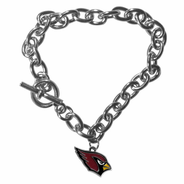 NFL - Arizona Cardinals Charm Chain Bracelet-Jewelry & Accessories,Bracelets,Charm Chain Bracelets,NFL Charm Chain Bracelets-JadeMoghul Inc.