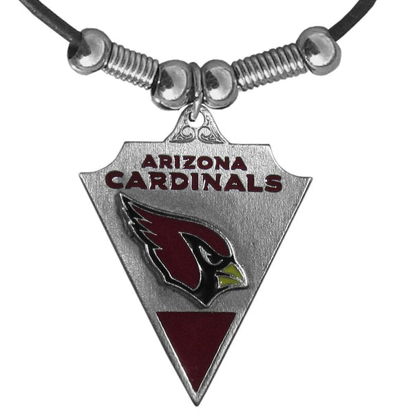 NFL - Arizona Cardinals Classic Cord Necklace-Jewelry & Accessories,Necklaces,Leather Cord Necklaces,NFL Leather Cord Necklaces-JadeMoghul Inc.
