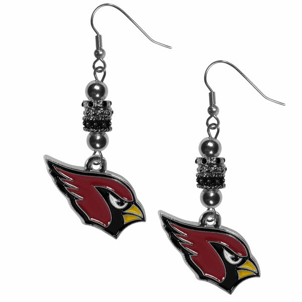 NFL - Arizona Cardinals Euro Bead Earrings-Jewelry & Accessories,Earrings,Euro Bead Earrings,NFL Euro Bead Earrings-JadeMoghul Inc.