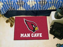 Indoor Outdoor Rugs NFL Arizona Cardinals Man Cave Starter Rug 19"x30"